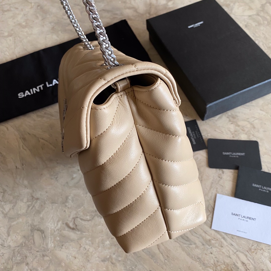 494699 LOULOU SMALL IN MATELASSÉ “Y” LEATHER, YSL SAINT LAURENT