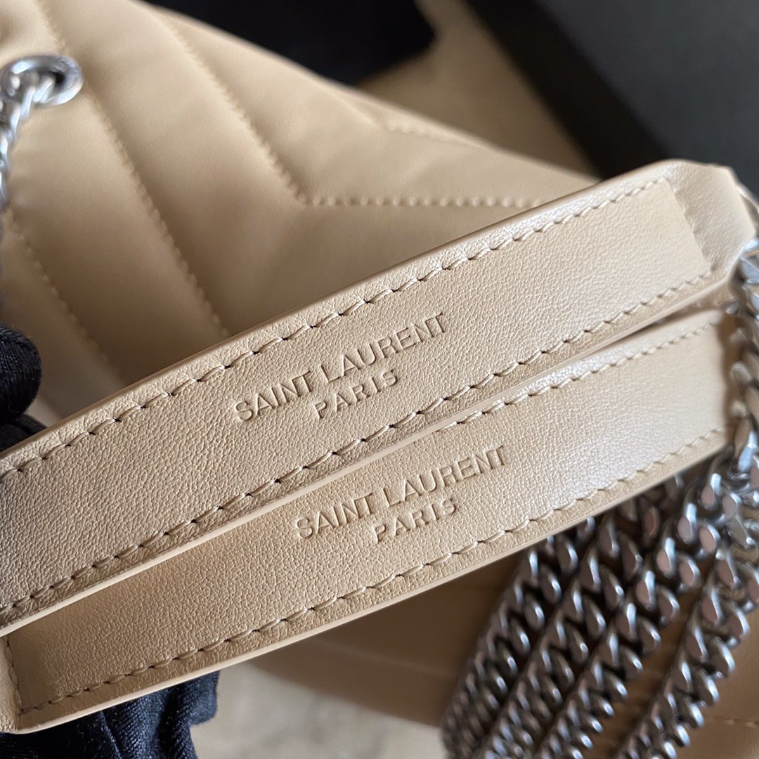 494699 LOULOU SMALL IN MATELASSÉ “Y” LEATHER, YSL SAINT LAURENT