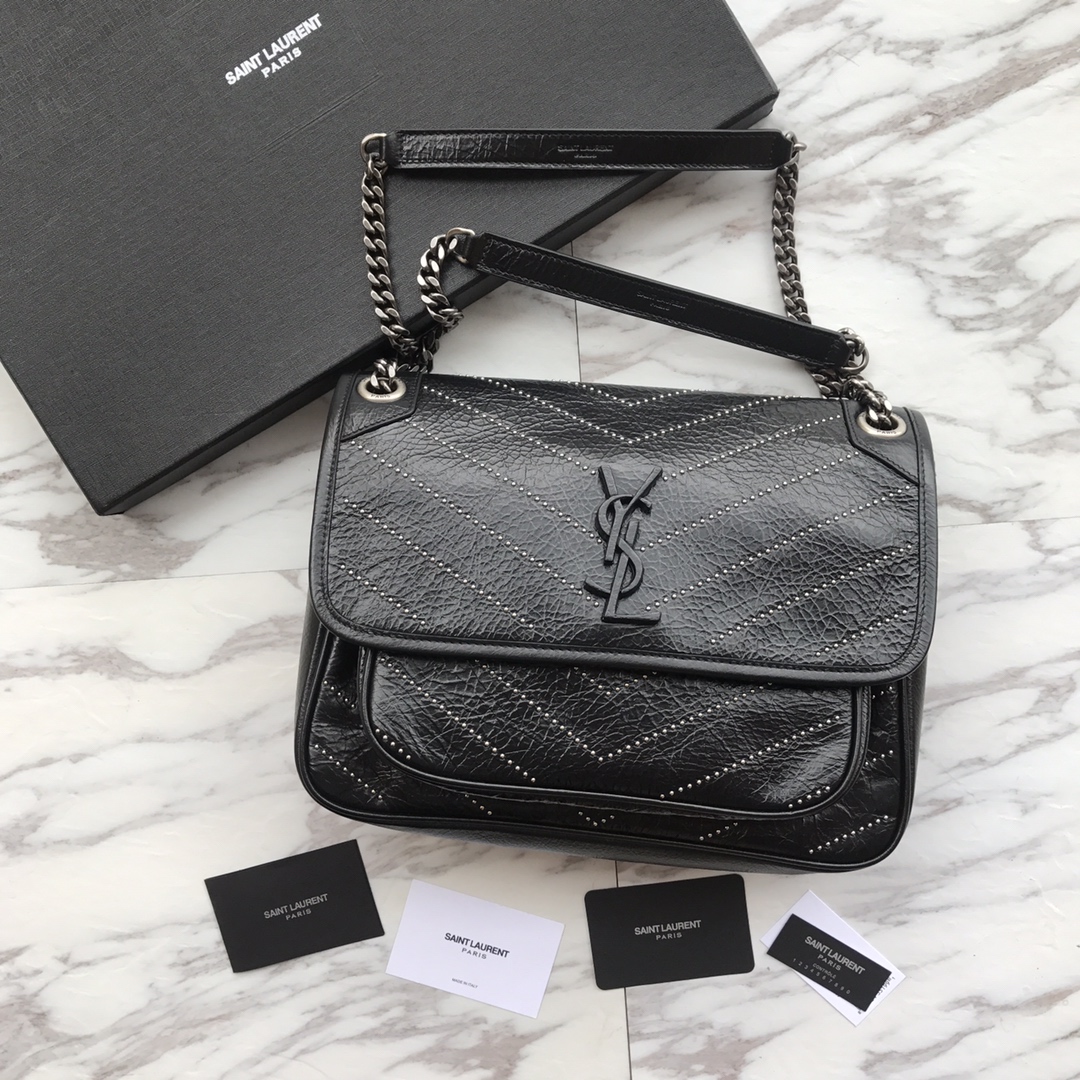 498894 NIKI MEDIUM IN VINTAGE LEATHER, YSL Saint Laurent