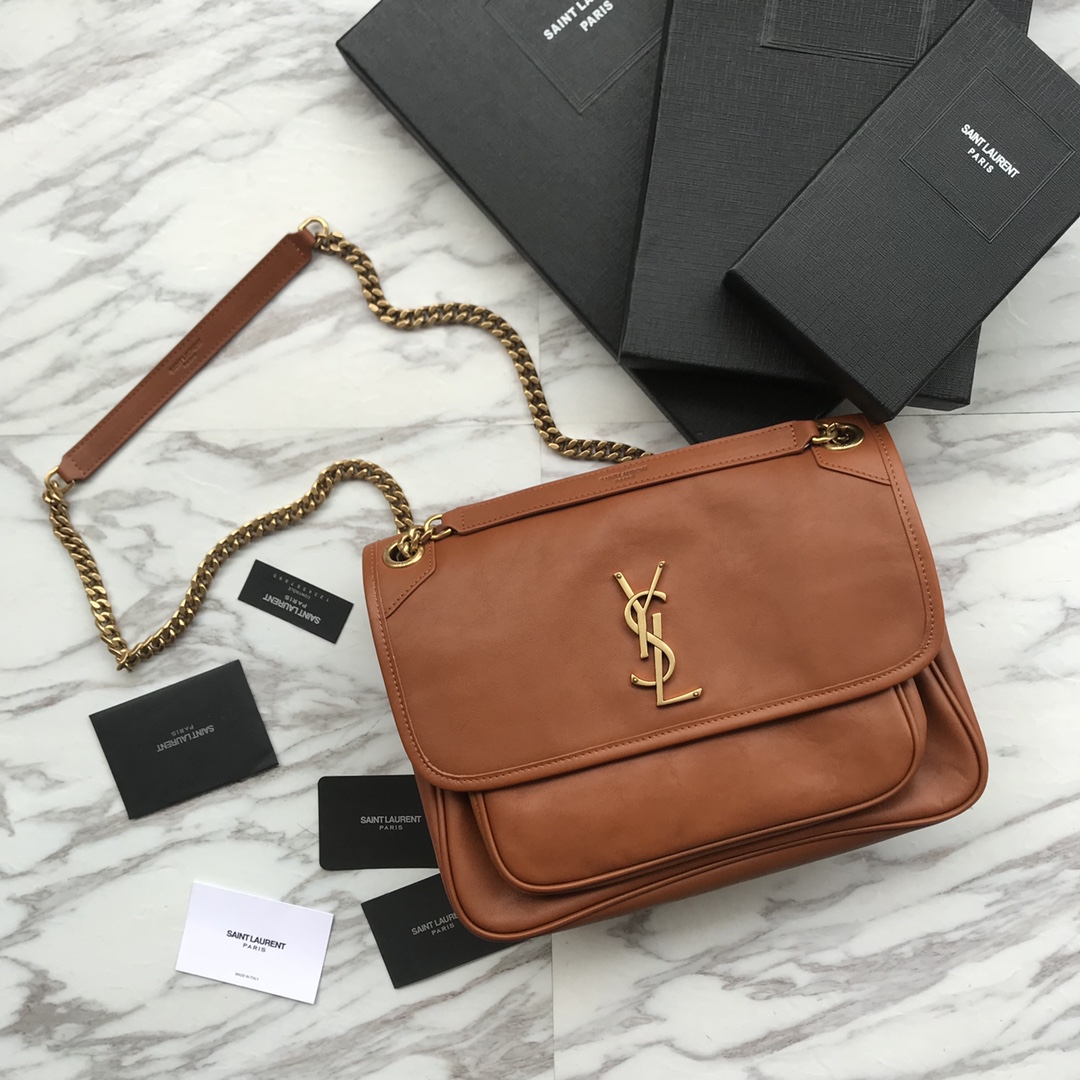 498894 NIKI MEDIUM IN VINTAGE LEATHER, YSL Saint Laurent