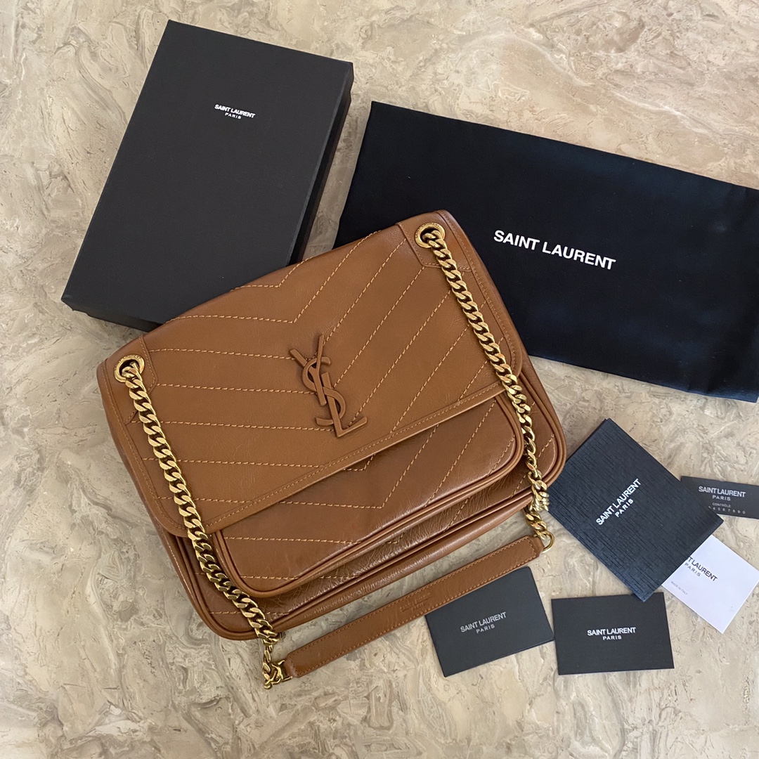 498894 NIKI MEDIUM IN VINTAGE LEATHER, YSL Saint Laurent