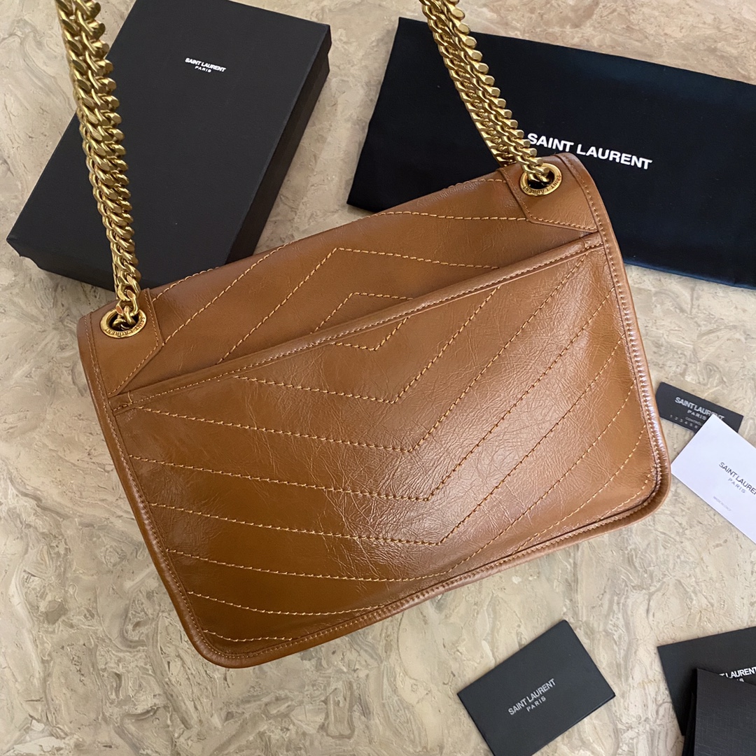498894 NIKI MEDIUM IN VINTAGE LEATHER, YSL Saint Laurent
