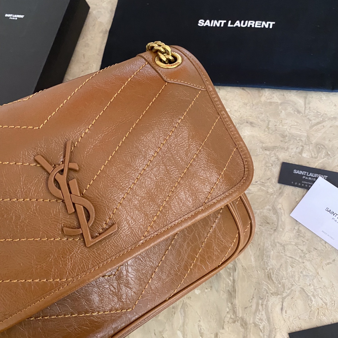 498894 NIKI MEDIUM IN VINTAGE LEATHER, YSL Saint Laurent