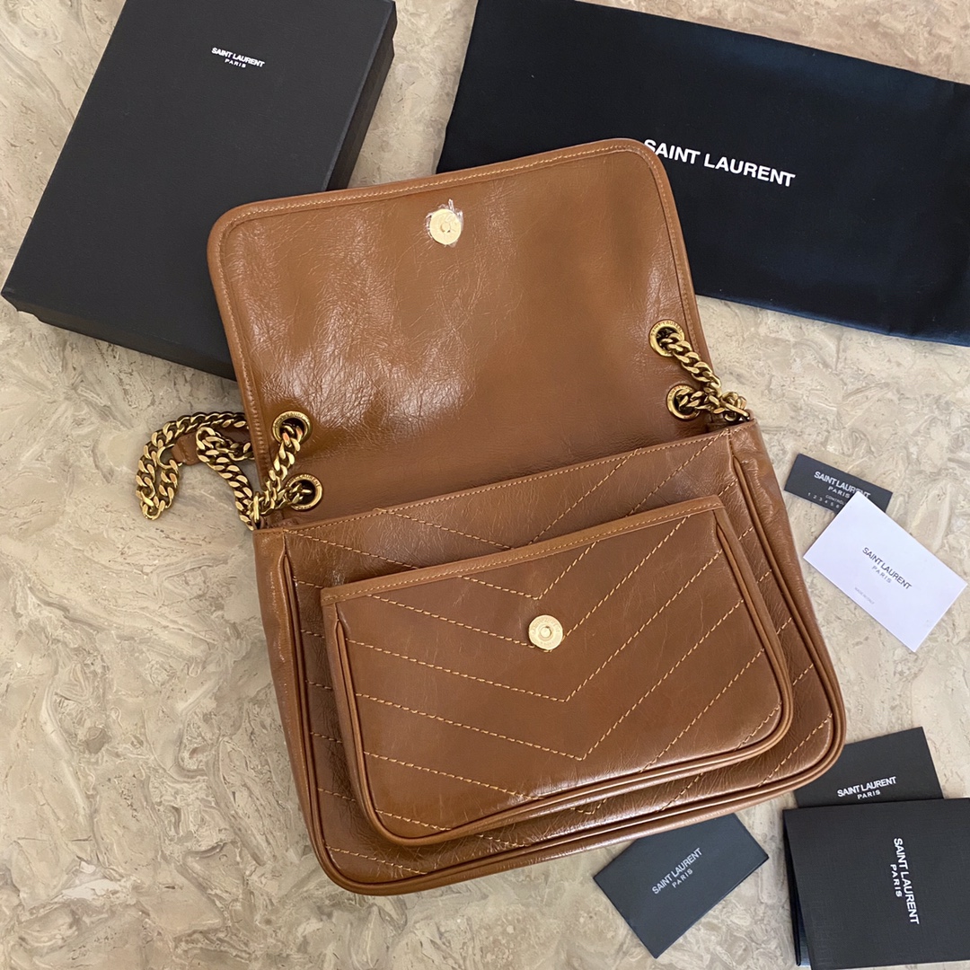 498894 NIKI MEDIUM IN VINTAGE LEATHER, YSL Saint Laurent