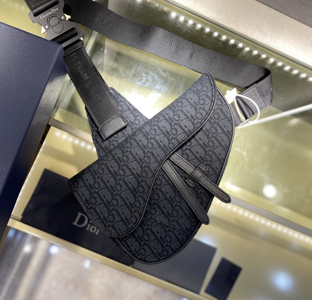 SADDLE BAG, Dior Oblique Jacquard, DIOR