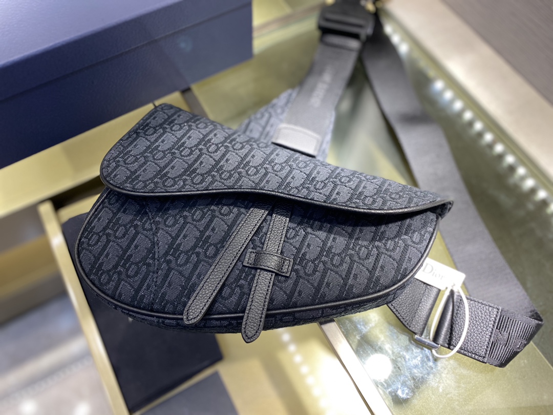 SADDLE BAG, Dior Oblique Jacquard, DIOR