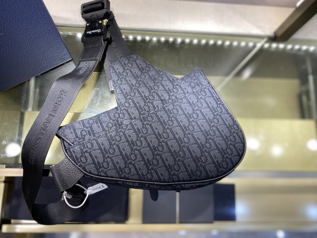 SADDLE BAG, Dior Oblique Jacquard, DIOR