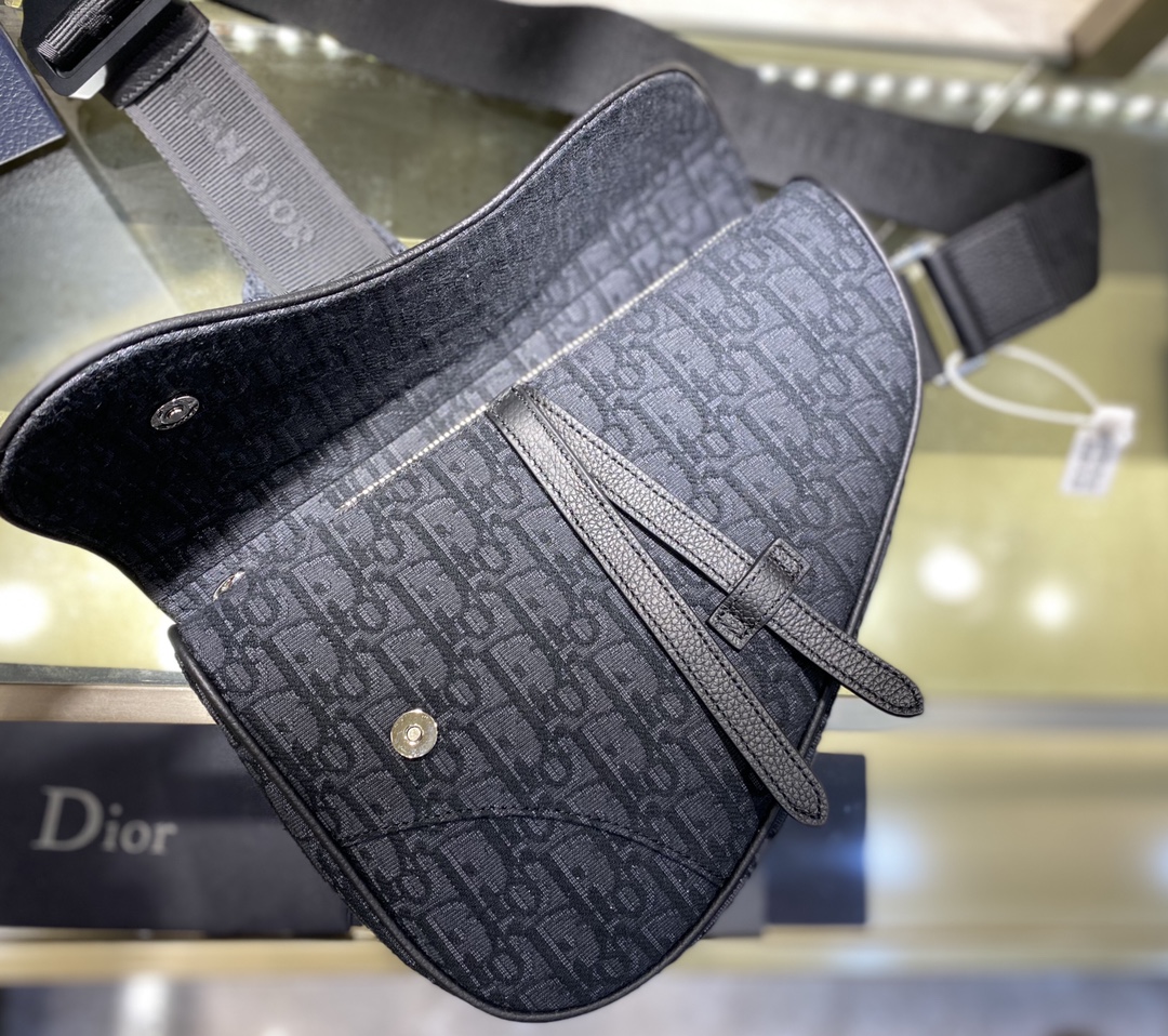 SADDLE BAG, Dior Oblique Jacquard, DIOR