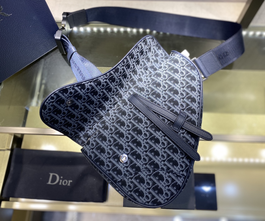 SADDLE BAG, Dior Oblique Jacquard, DIOR