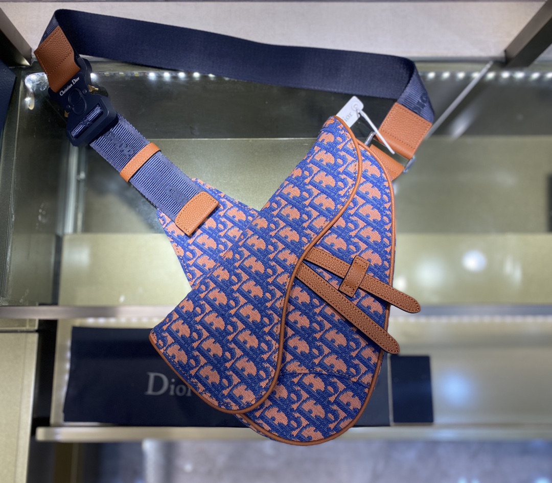 SADDLE BAG, Dior Oblique Jacquard, DIOR