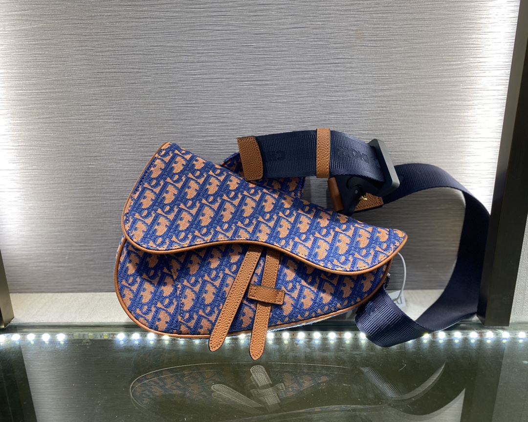 SADDLE BAG, Dior Oblique Jacquard, DIOR