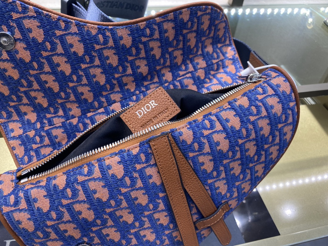 SADDLE BAG, Dior Oblique Jacquard, DIOR