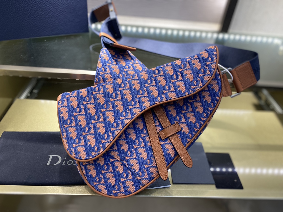 SADDLE BAG, Dior Oblique Jacquard, DIOR