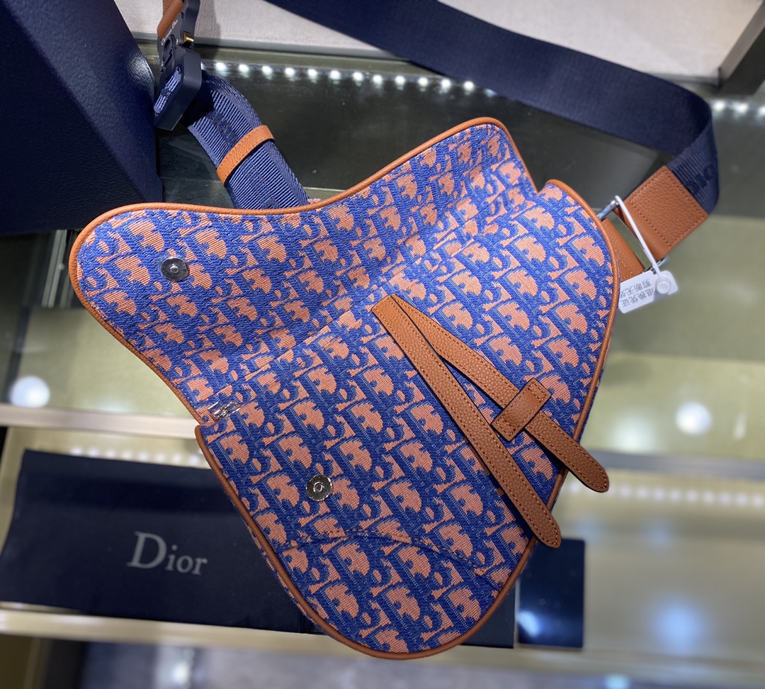 SADDLE BAG, Dior Oblique Jacquard, DIOR