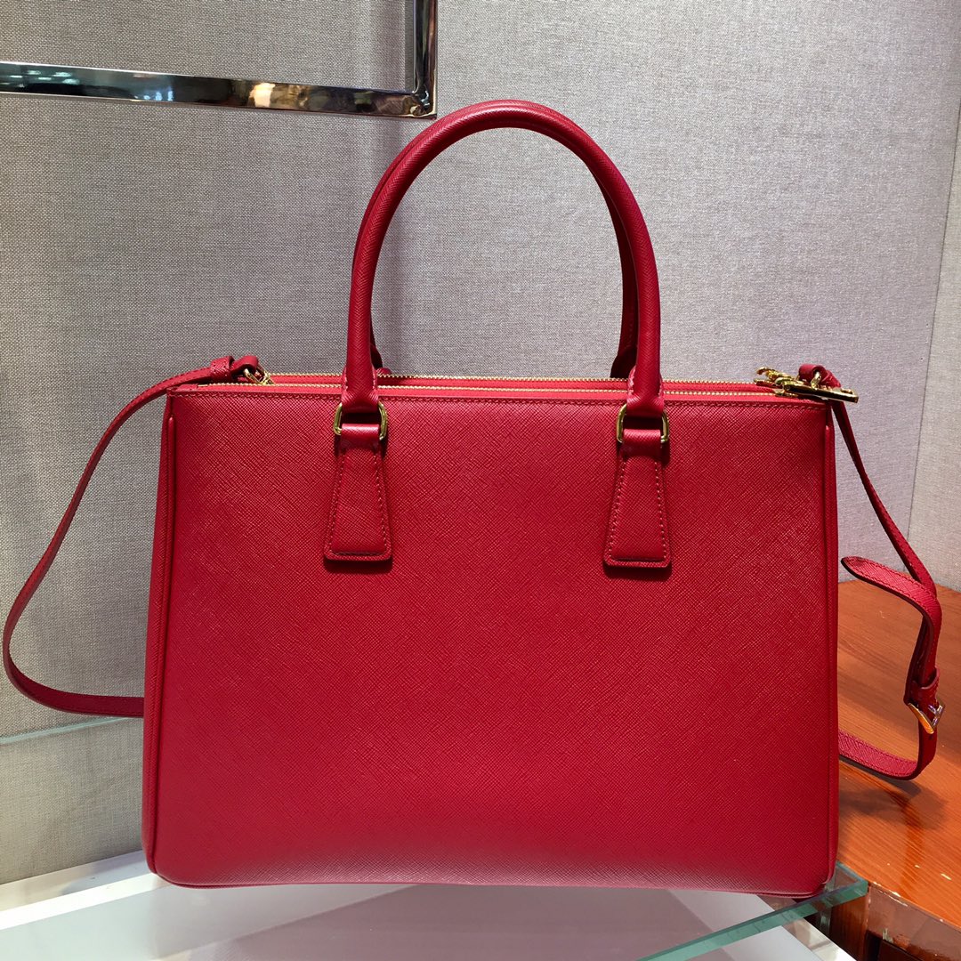 Medium Saffiano Leather Prada Galleria Bag, 1BA274