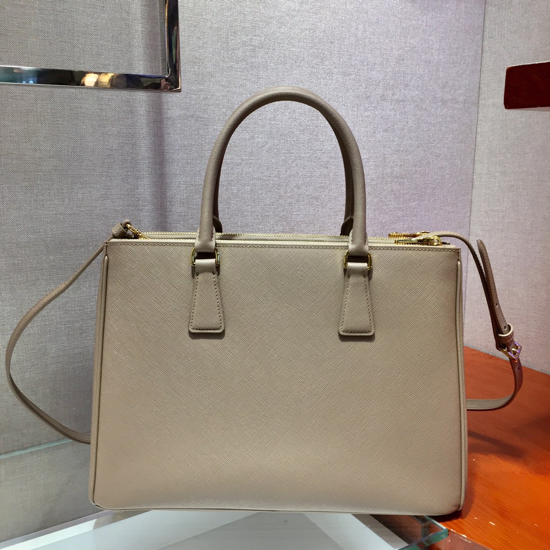 Medium Saffiano Leather Prada Galleria Bag, 1BA274