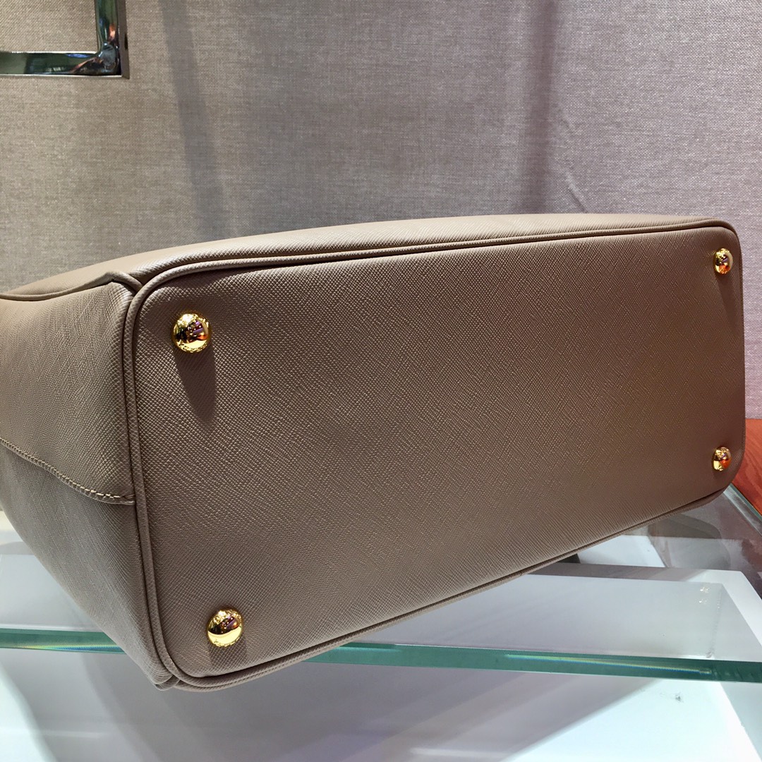 Medium Saffiano Leather Prada Galleria Bag, 1BA274