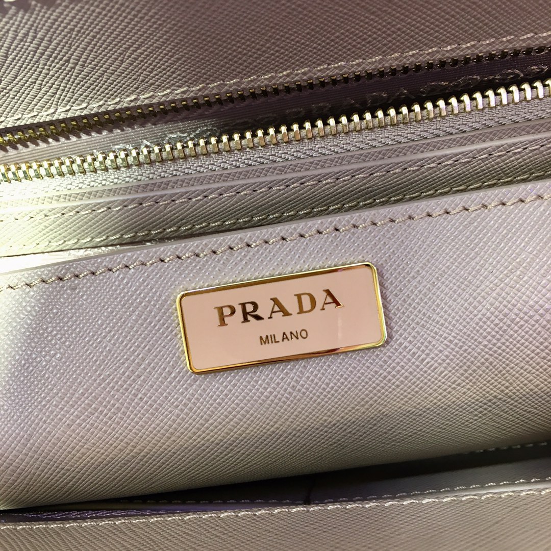 Medium Saffiano Leather Prada Galleria Bag, 1BA274