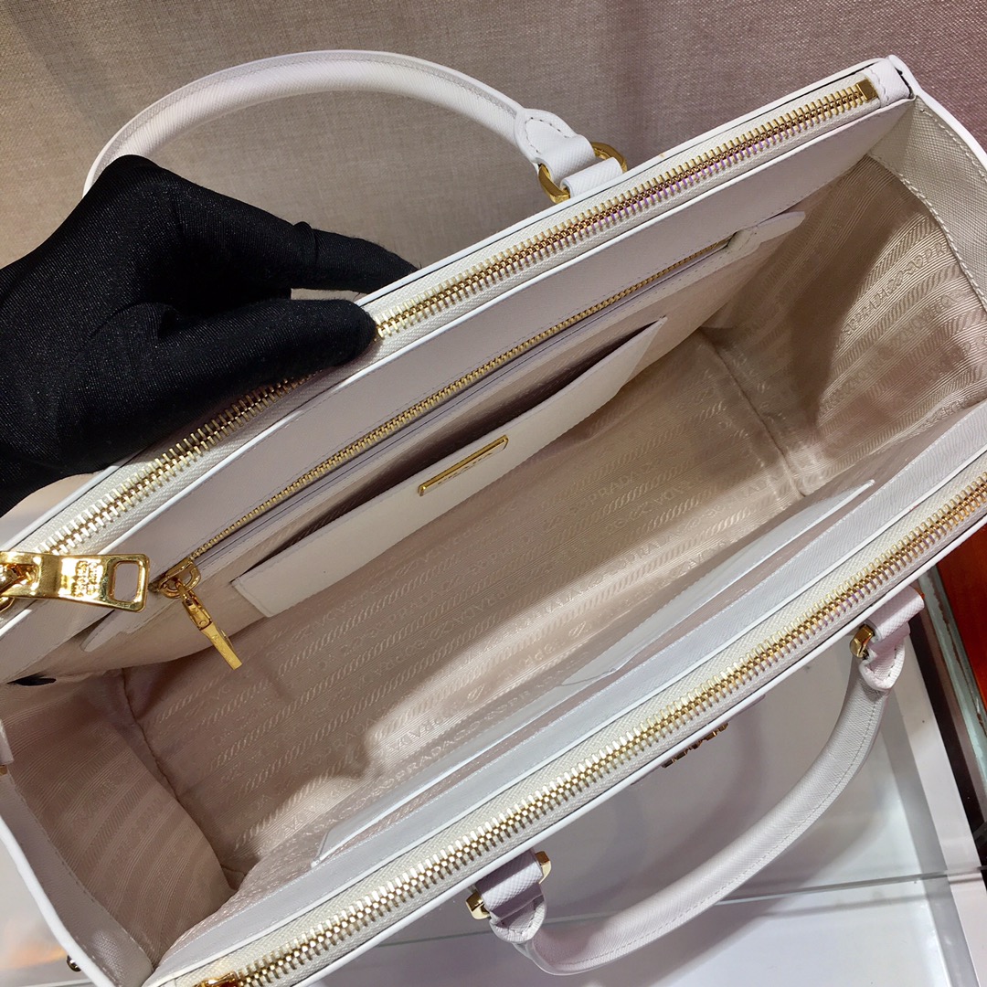 Medium Saffiano Leather Prada Galleria Bag, 1BA274