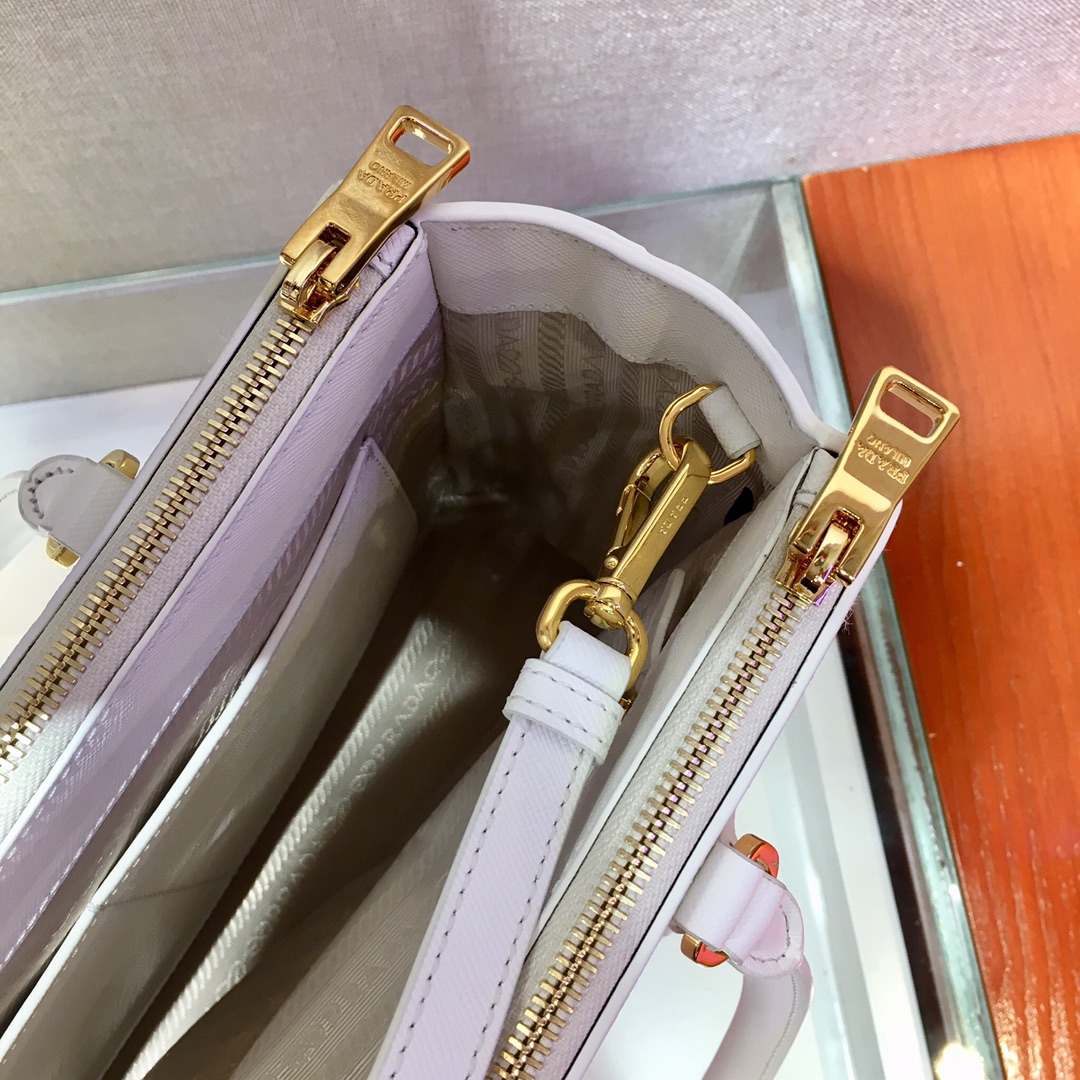 Medium Saffiano Leather Prada Galleria Bag, 1BA274