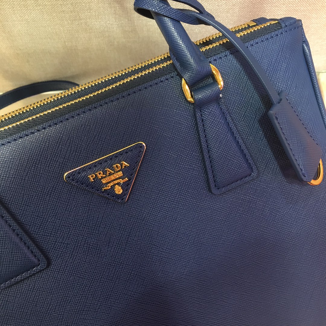 Medium Saffiano Leather Prada Galleria Bag, 1BA274