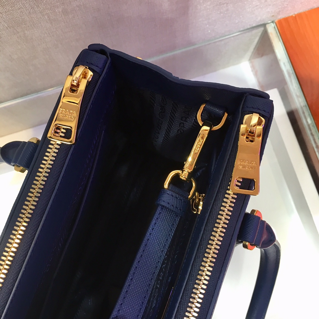 Medium Saffiano Leather Prada Galleria Bag, 1BA274