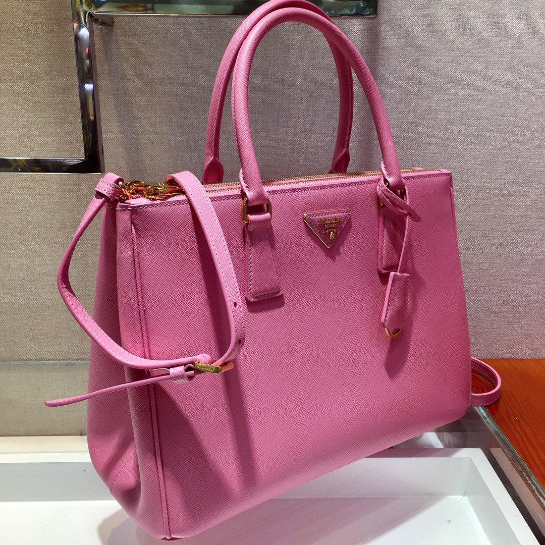 Medium Saffiano Leather Prada Galleria Bag, 1BA274
