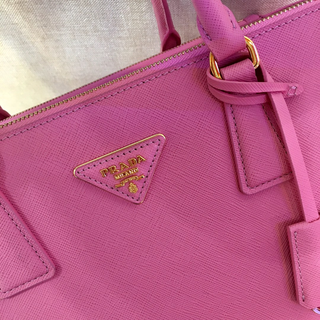 Medium Saffiano Leather Prada Galleria Bag, 1BA274