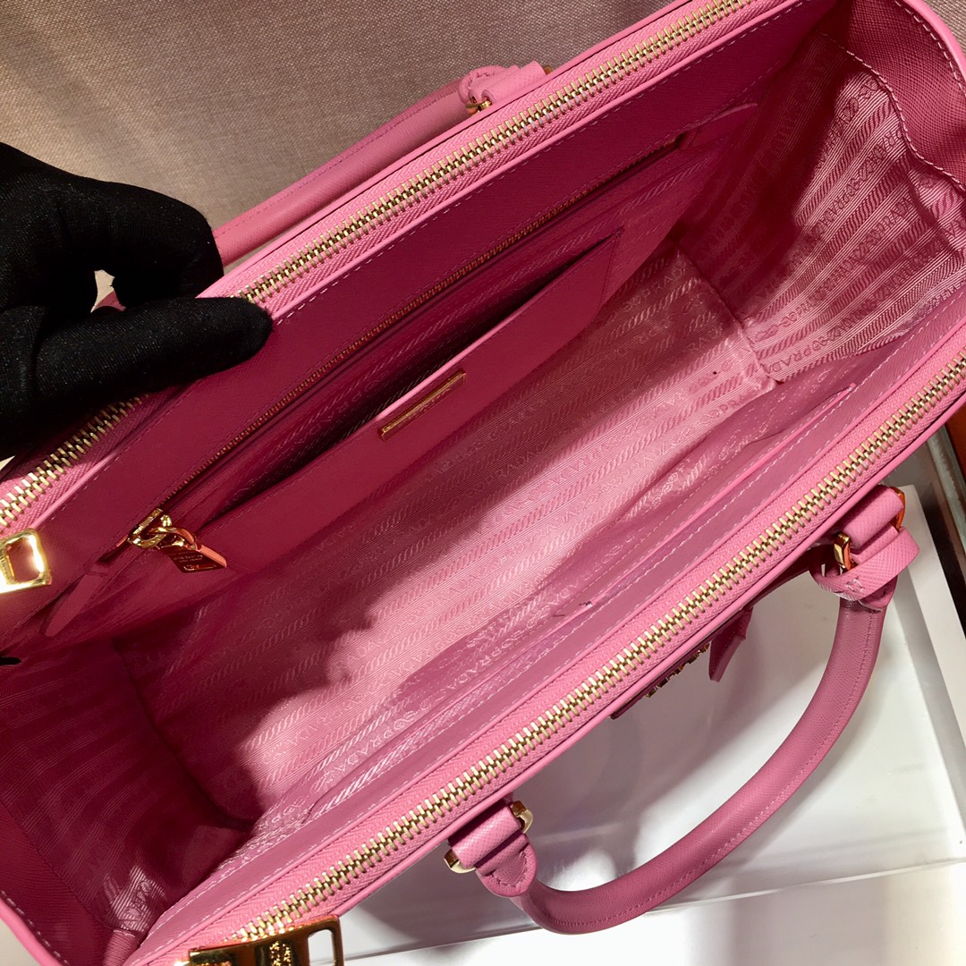 Medium Saffiano Leather Prada Galleria Bag, 1BA274