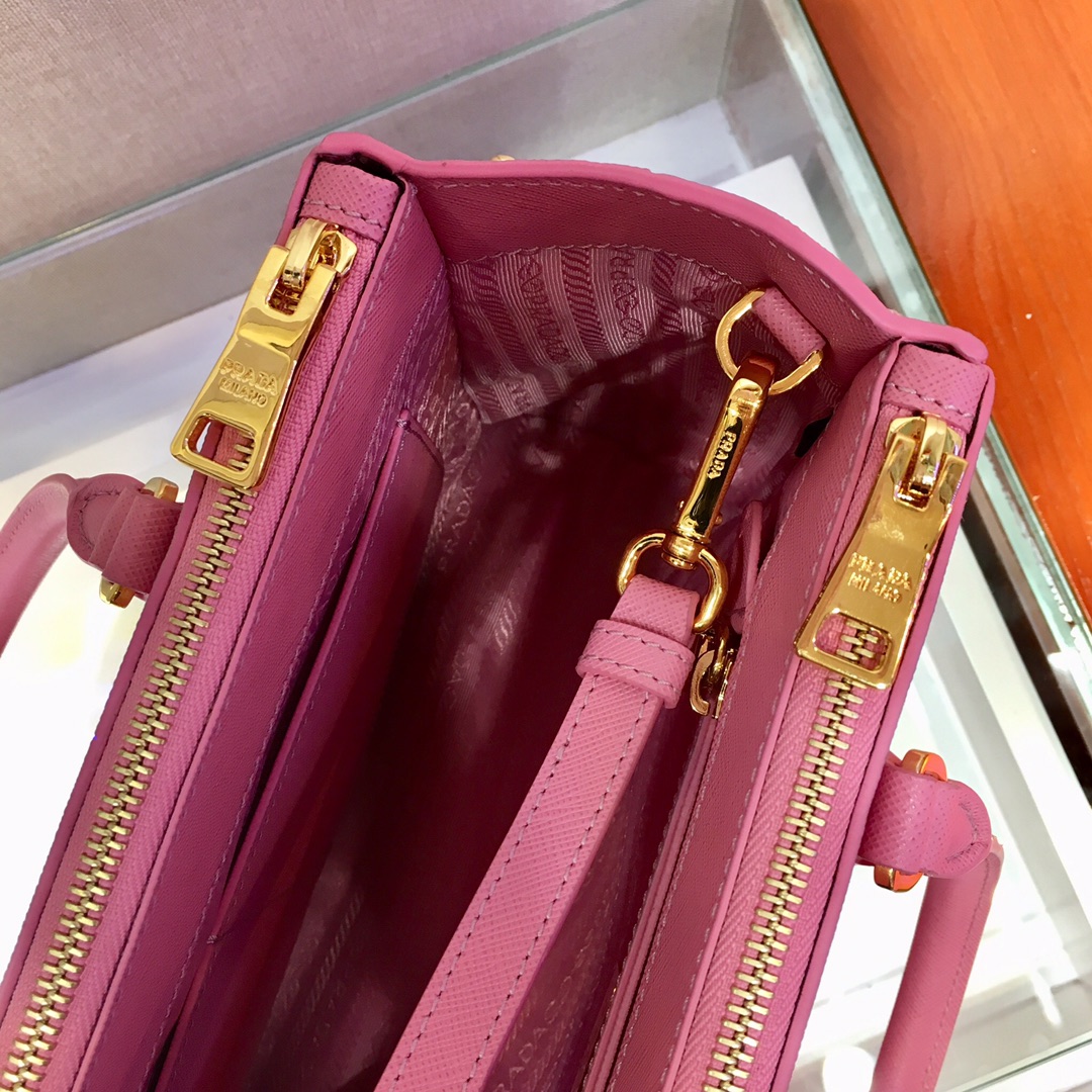 Medium Saffiano Leather Prada Galleria Bag, 1BA274