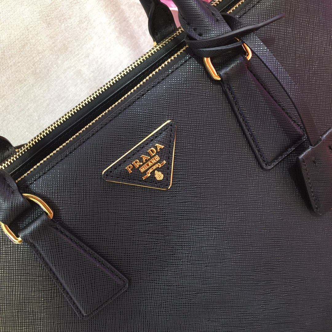 Medium Saffiano Leather Prada Galleria Bag, 1BA274