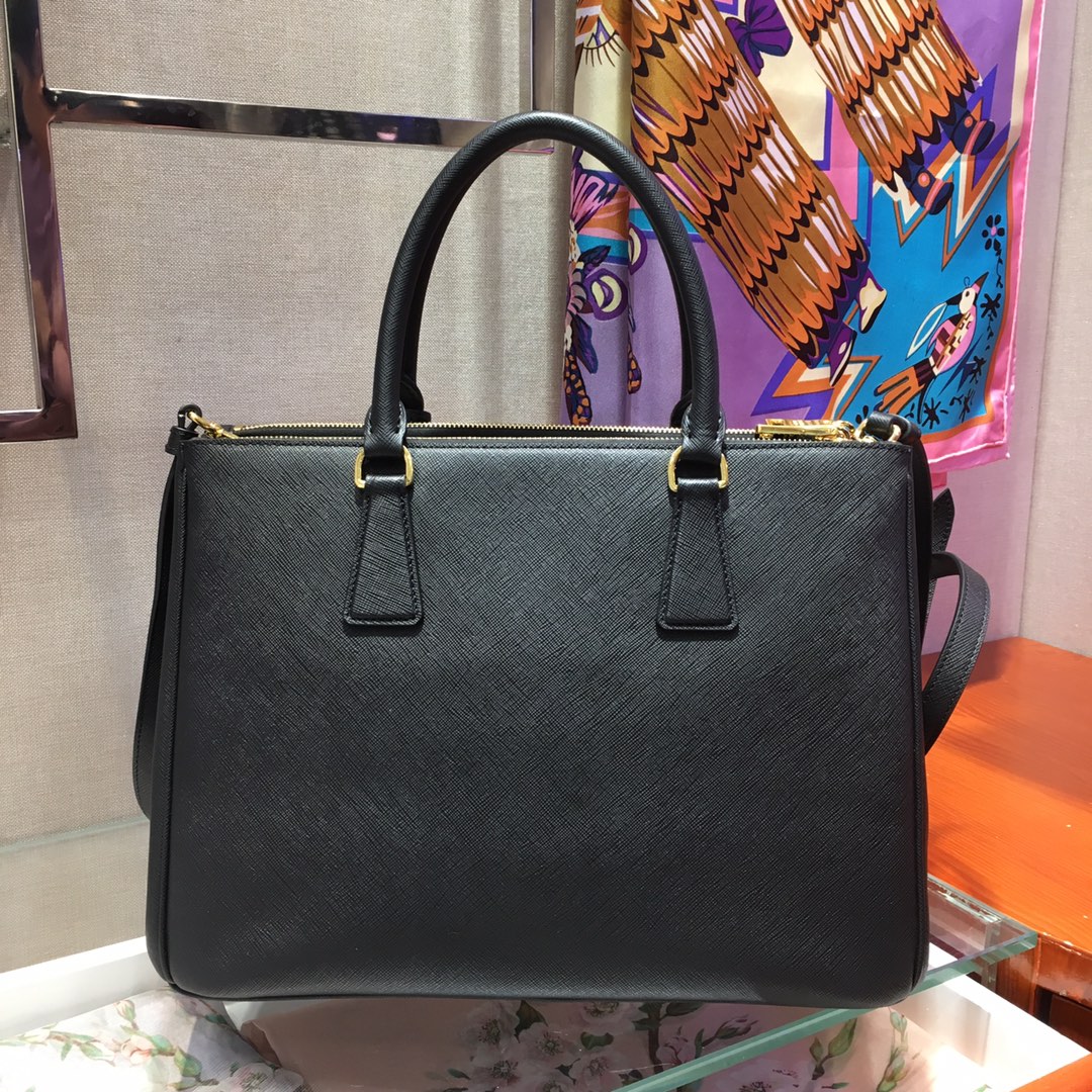 Medium Saffiano Leather Prada Galleria Bag, 1BA274