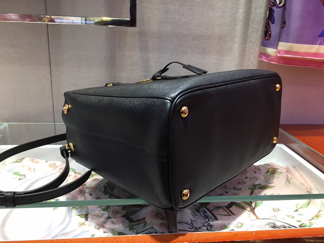 Medium Saffiano Leather Prada Galleria Bag, 1BA274