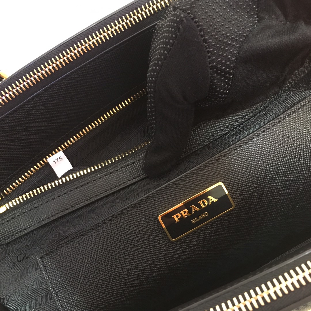 Medium Saffiano Leather Prada Galleria Bag, 1BA274