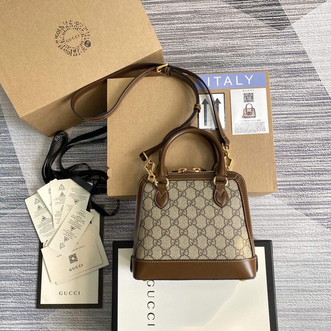 640716  Gucci Horsebit 1955 mini top handle bag, gucci Top Handle Bags for Women