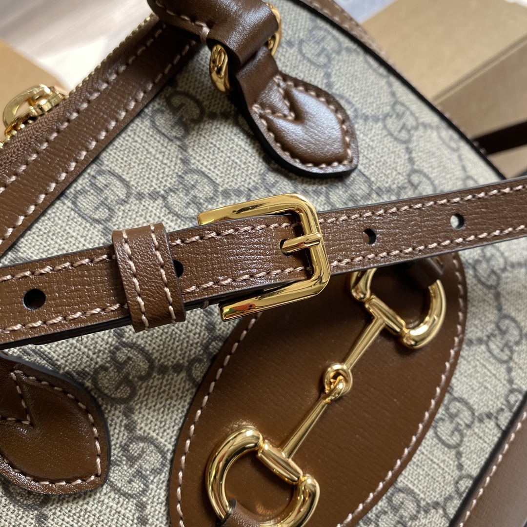 640716  Gucci Horsebit 1955 mini top handle bag, gucci Top Handle Bags for Women