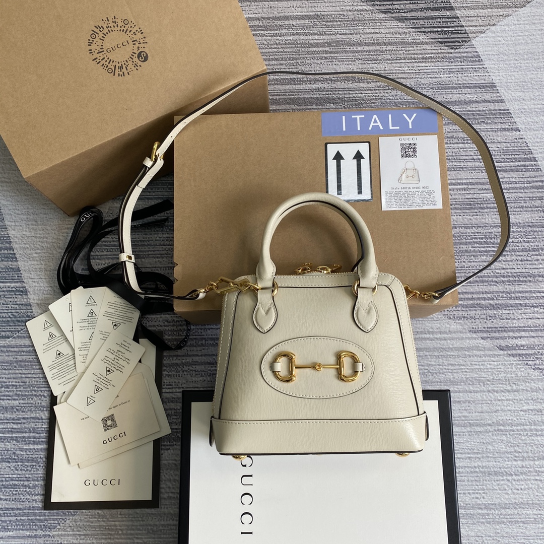 640716  Gucci Horsebit 1955 mini top handle bag, gucci Top Handle Bags for Women