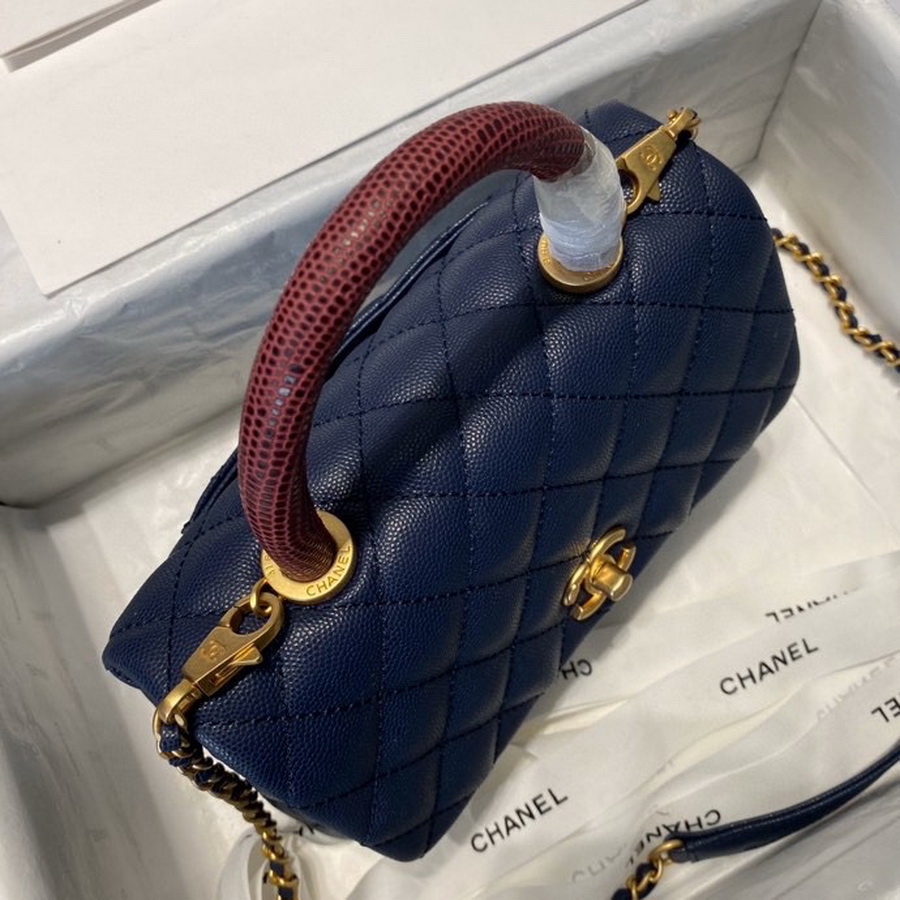 Small Flap Bag with Top Handle, CHANEL Handbags