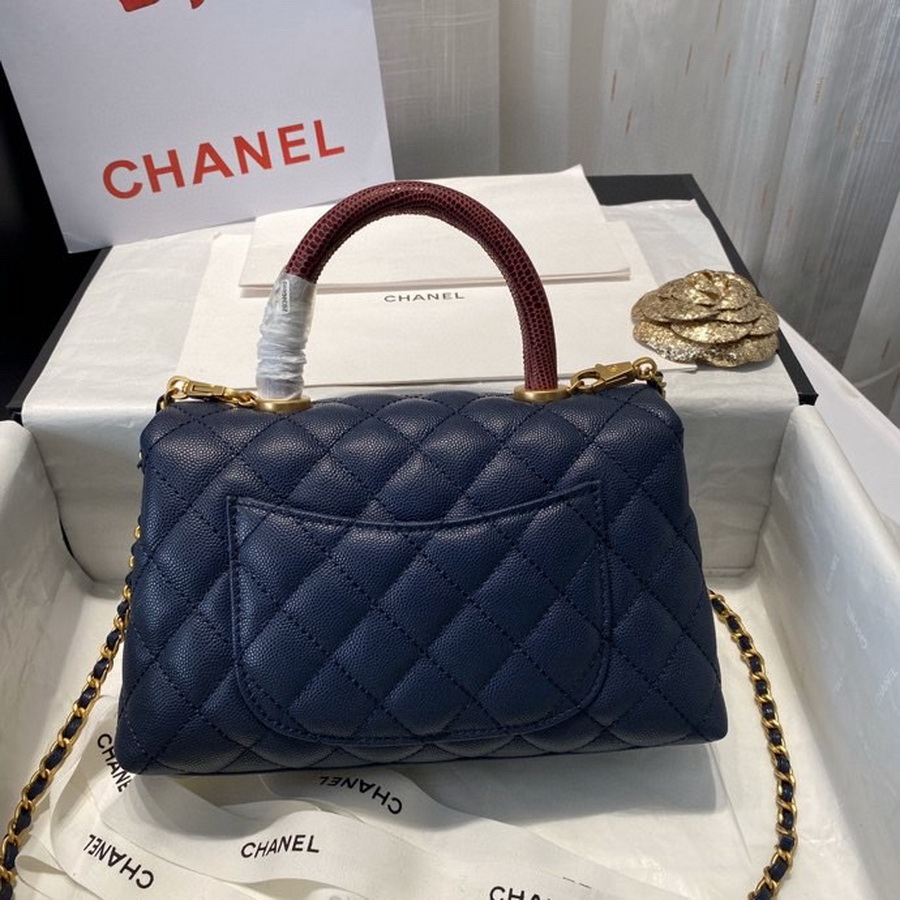 Small Flap Bag with Top Handle, CHANEL Handbags