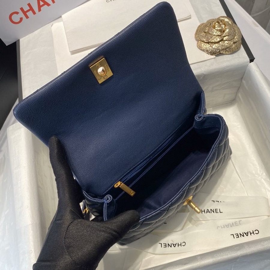 Small Flap Bag with Top Handle, CHANEL Handbags