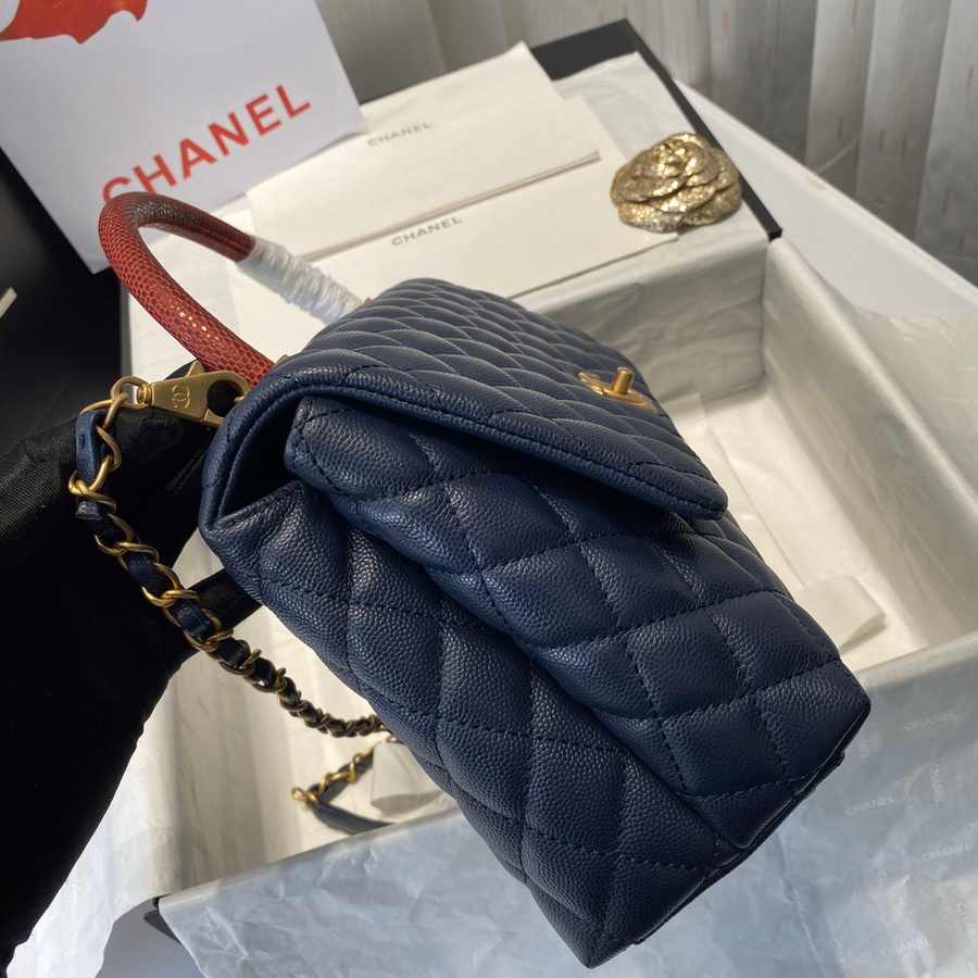 Flap Bag with Top Handle, CHANEL Handbags