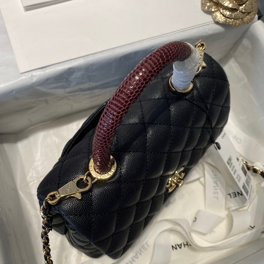 Small Flap Bag with Top Handle, CHANEL Handbags