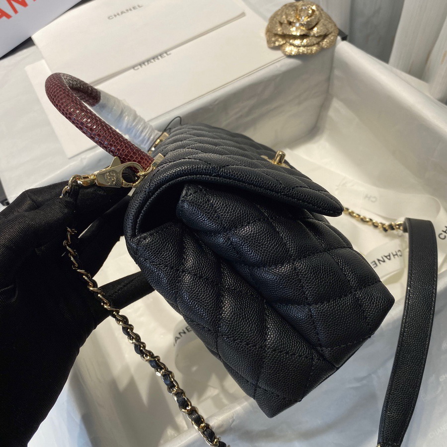 Small Flap Bag with Top Handle, CHANEL Handbags