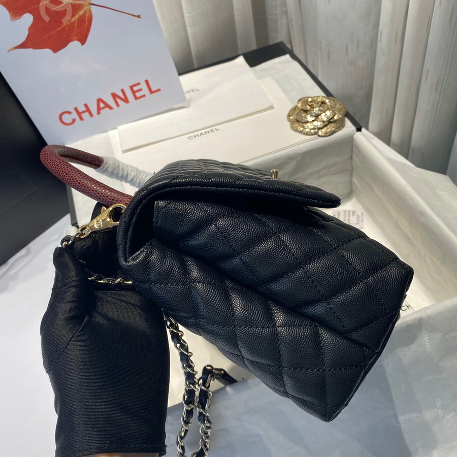 Flap Bag with Top Handle, CHANEL Handbags