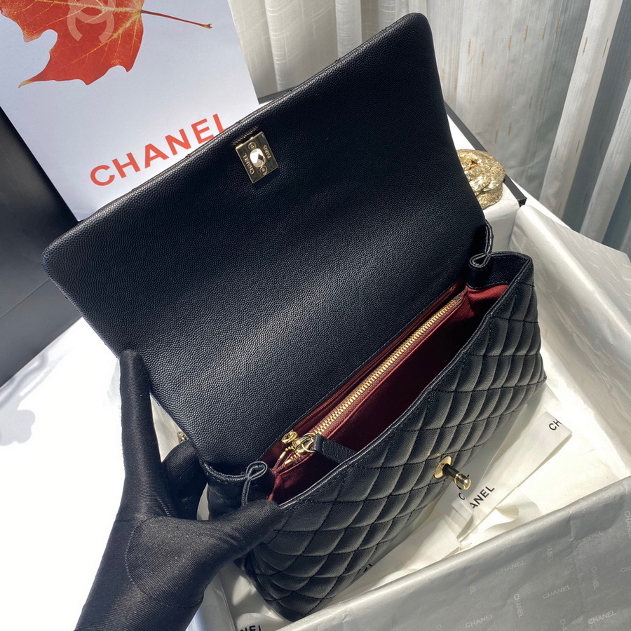 Flap Bag with Top Handle, CHANEL Handbags