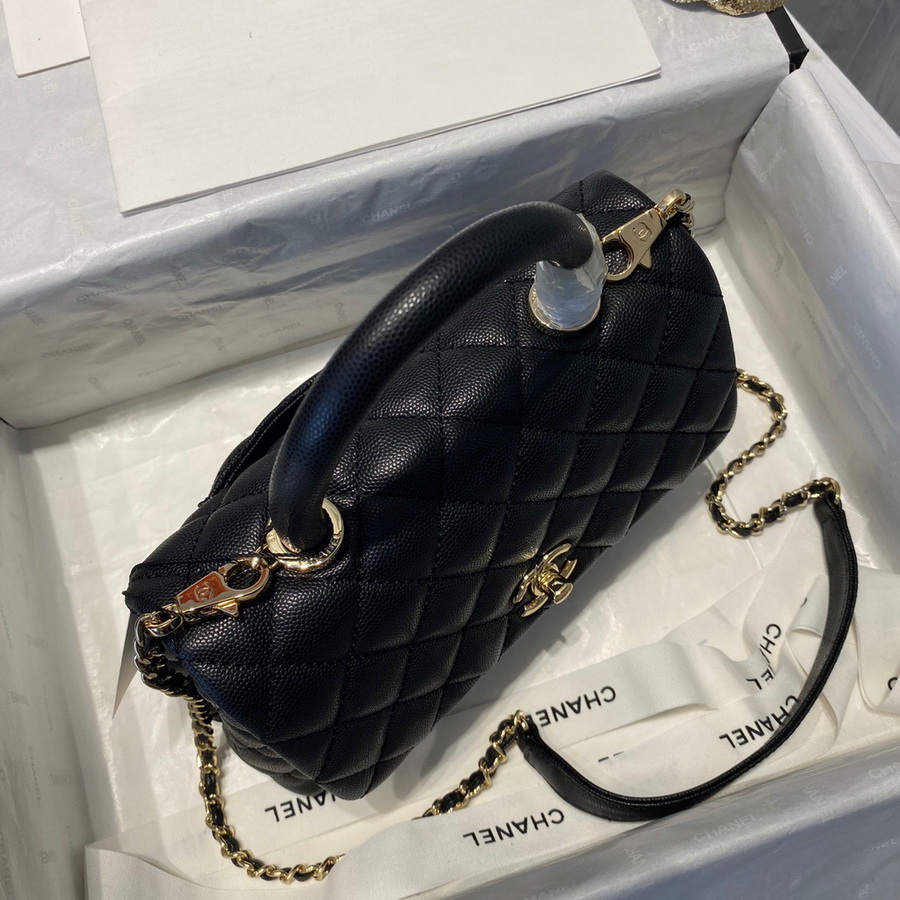 Small Flap Bag with Top Handle, CHANEL Handbags