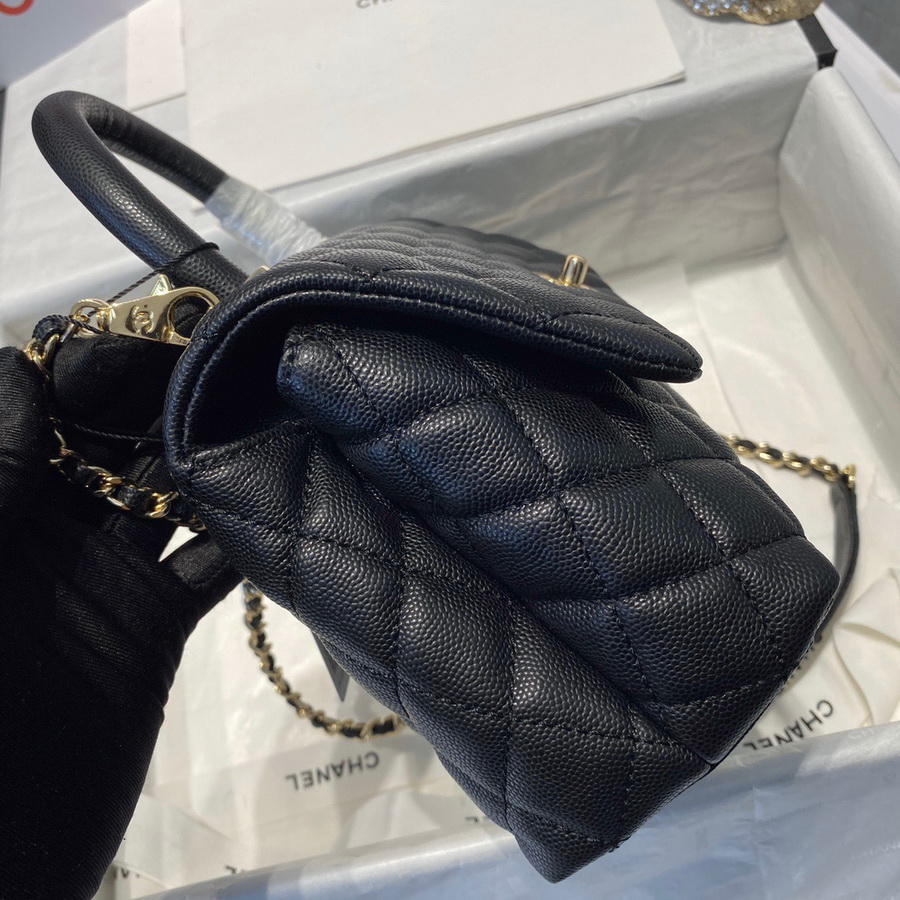 Small Flap Bag with Top Handle, CHANEL Handbags