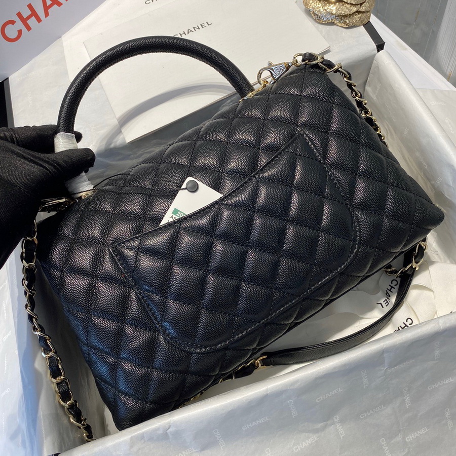 Flap Bag with Top Handle, CHANEL Handbags