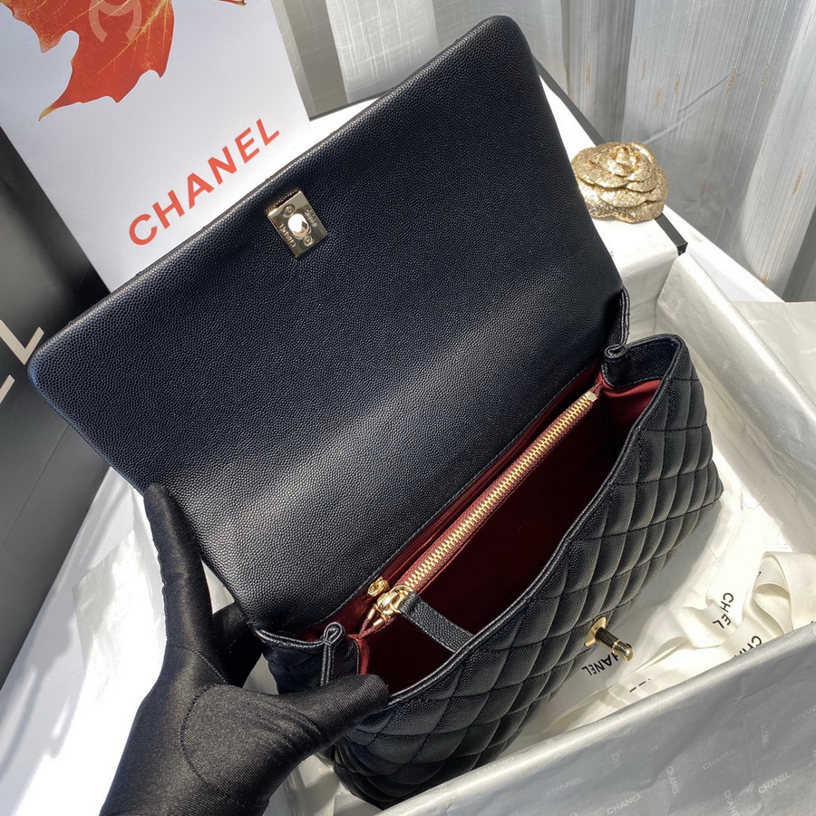 Flap Bag with Top Handle, CHANEL Handbags