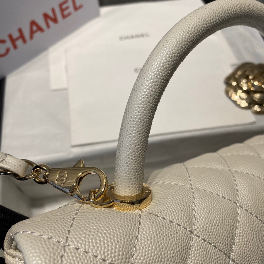 Flap Bag with Top Handle, CHANEL Handbags